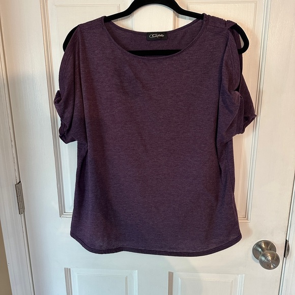Colette Deep Purple Blouse - Picture 1 of 3